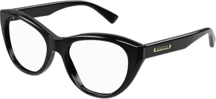 Gucci Stijlvolle zwarte montuur damesbril Zwart Dames