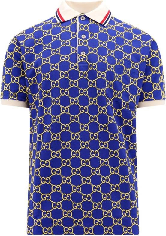 Gucci T-Shirts Blauw Heren