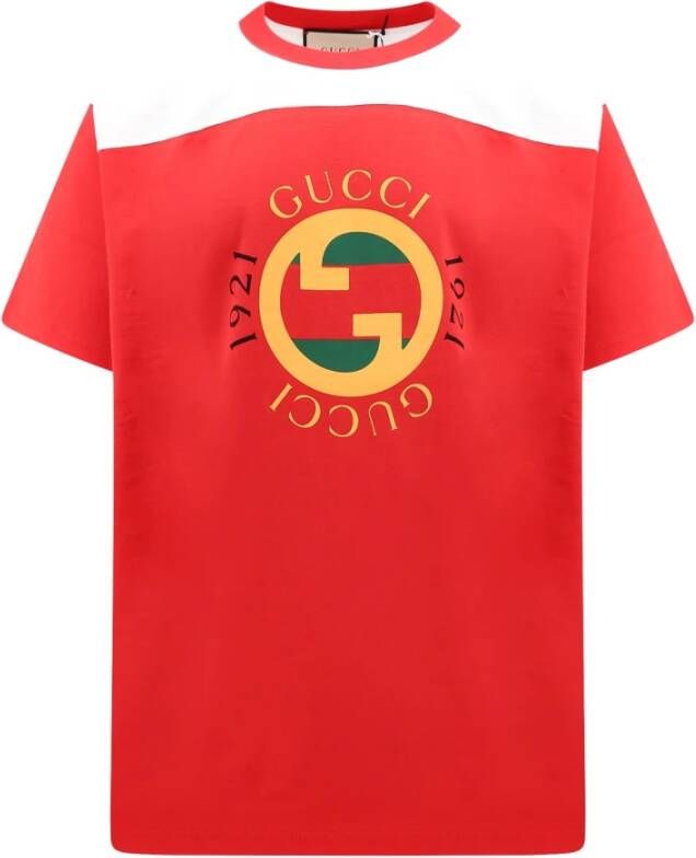 Gucci T-Shirts Rood Heren