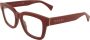Gucci Upgrade je bril met deze brillen Rood Dames - Thumbnail 3