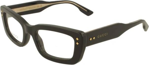 Gucci Upgrade je brilstijl met deze GG1216o modelbril Zwart Dames