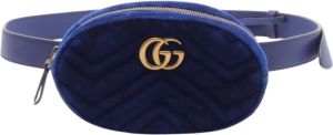 Gucci Vintage Bags Blauw Dames
