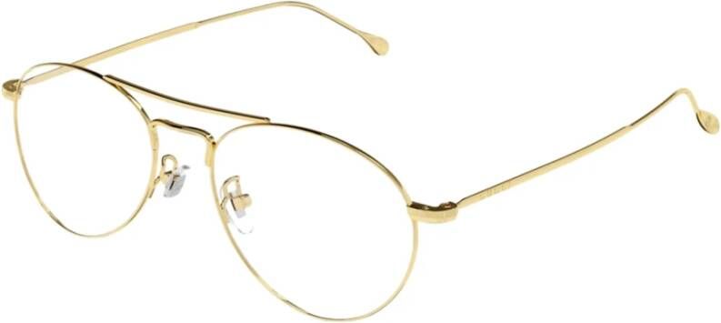 Gucci Vintage Glam Pilot Zonnebril Geel Dames