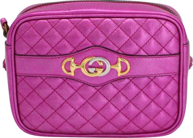 Gucci Vintage Kruis lichaamstassen Roze Dames