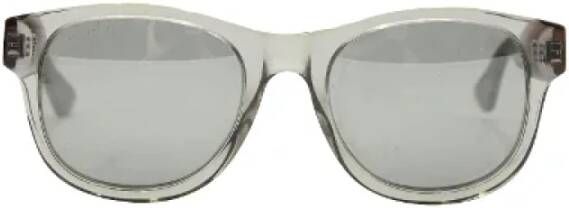 Gucci Vintage Pre-owned Acetate sunglasses Grijs Dames