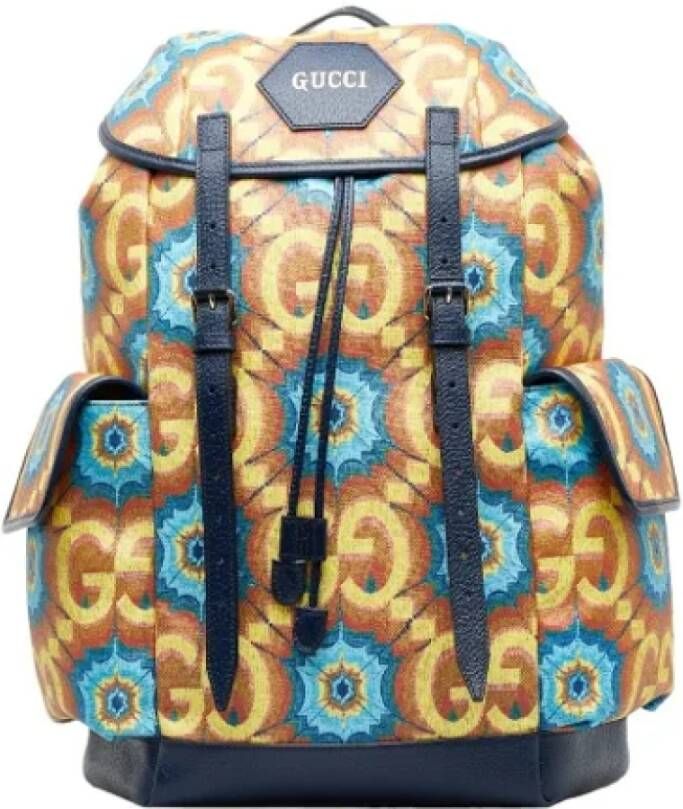 Gucci Vintage Pre-owned Canvas backpacks Meerkleurig Dames