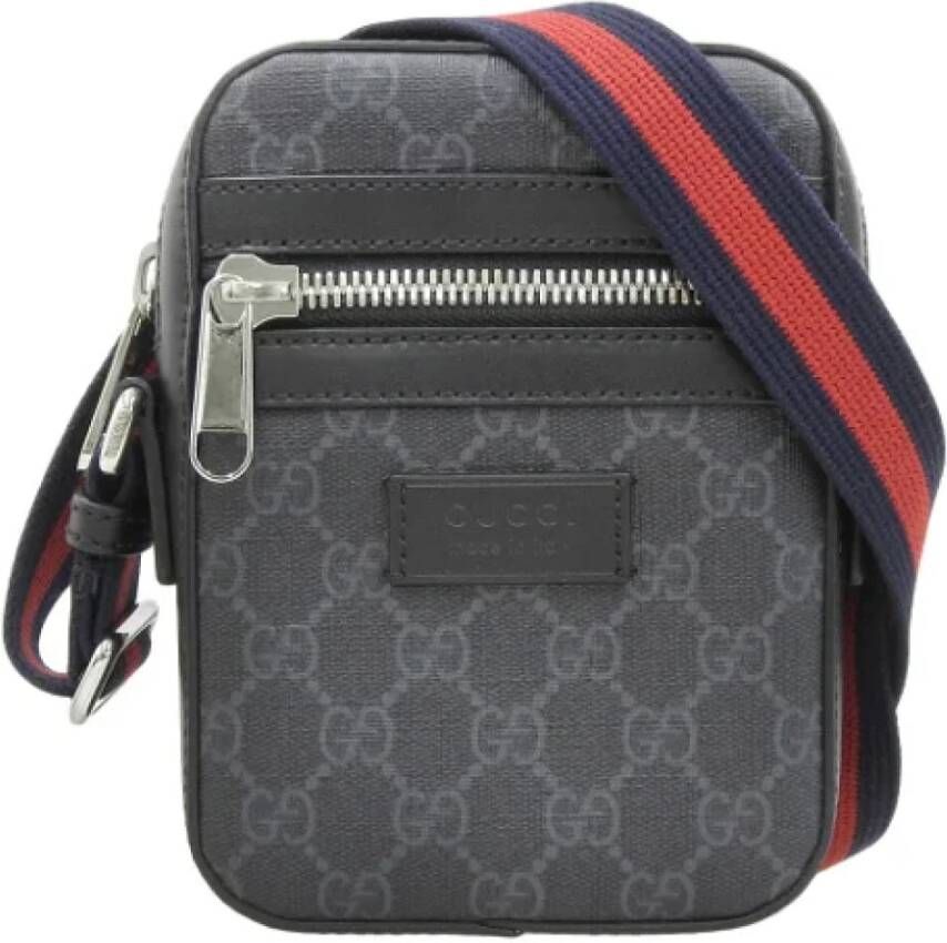 Gucci Vintage Pre-owned Canvas gucci-bags Grijs Dames