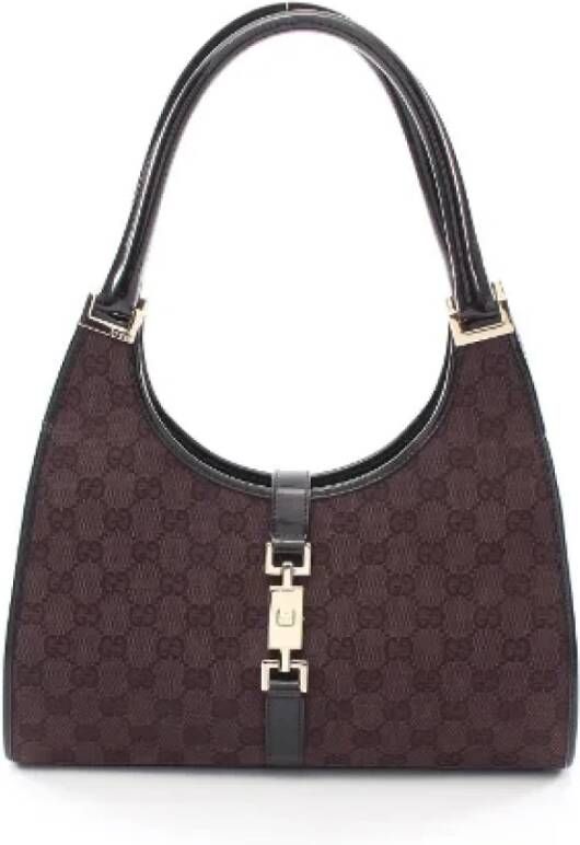 Gucci Vintage Pre-owned Canvas gucci-bags Paars Dames
