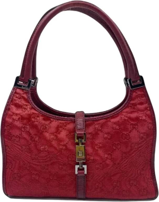 Gucci Vintage Pre-owned Canvas gucci-bags Rood Dames