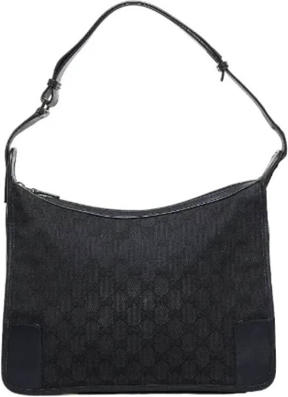 Gucci Vintage Pre-owned Canvas gucci-bags Zwart Dames