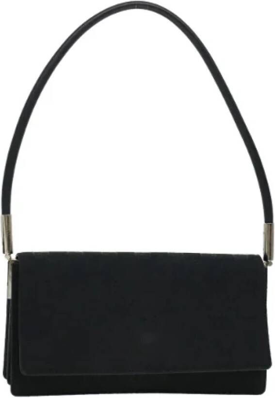 Gucci Vintage Pre-owned Canvas gucci-bags Zwart Dames