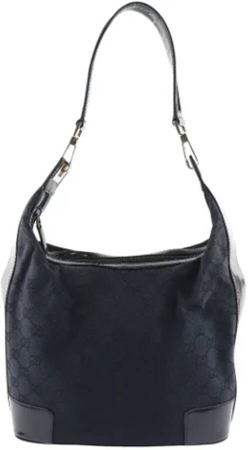 Gucci Vintage Pre-owned Canvas gucci-bags Zwart Dames