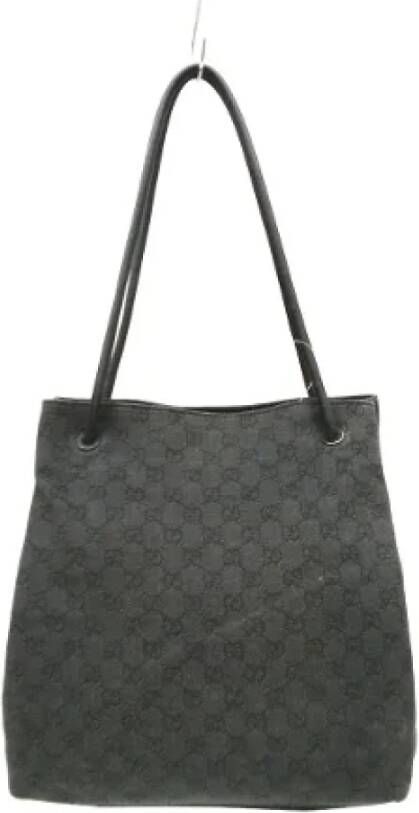 Gucci Vintage Pre-owned Canvas gucci-bags Zwart Dames
