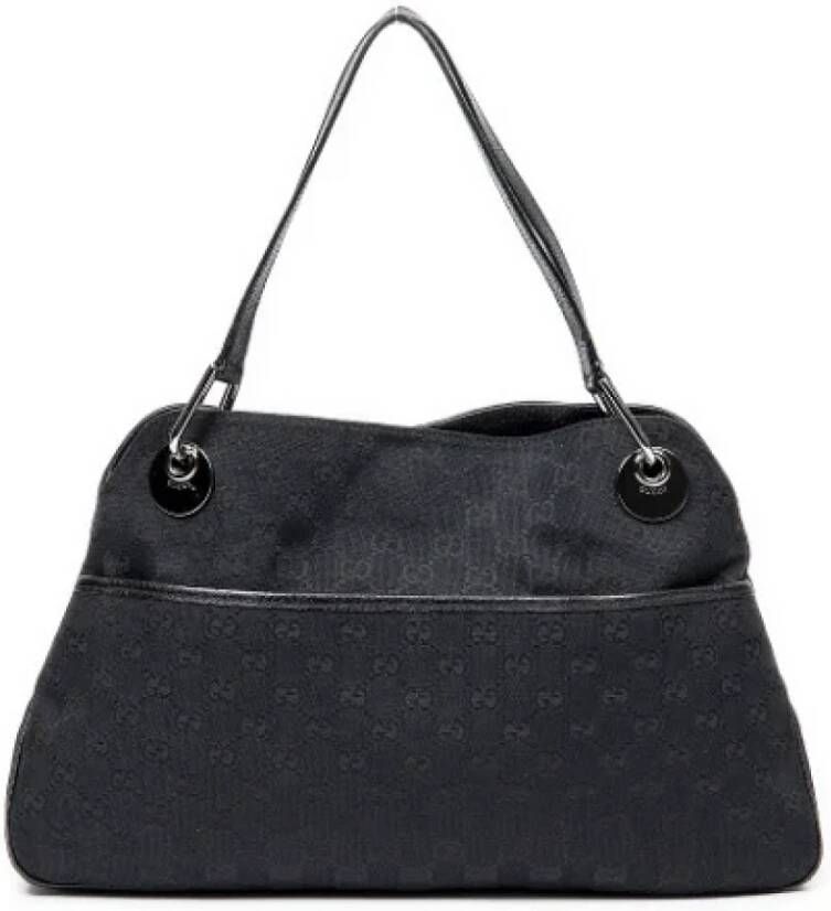 Gucci Vintage Pre-owned Canvas gucci-bags Zwart Dames