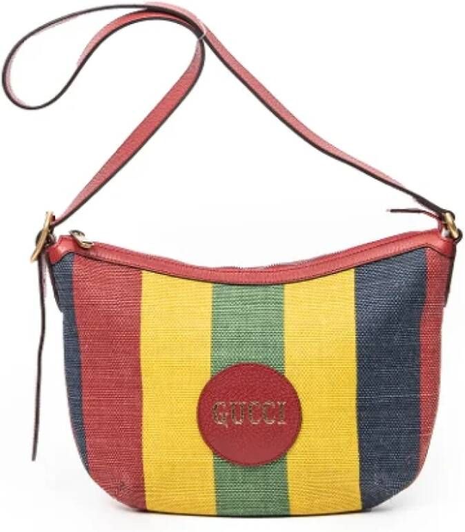 Gucci Vintage Pre-owned Canvas handbags Rood Dames