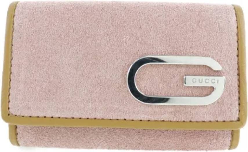 Gucci Vintage Pre-owned Canvas key-holders Roze Dames
