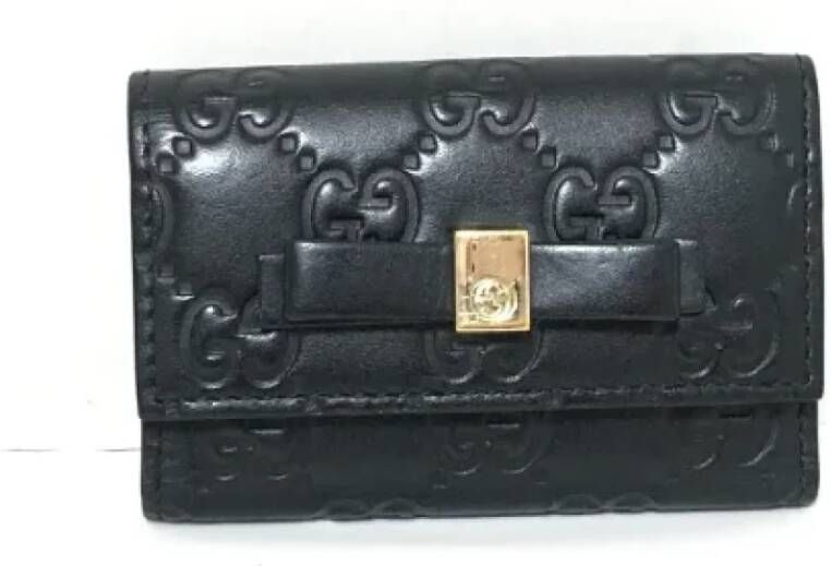 Gucci Vintage Pre-owned Canvas key-holders Zwart Dames