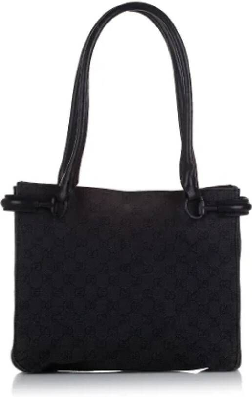 Gucci Vintage Pre-owned Canvas totes Zwart Dames