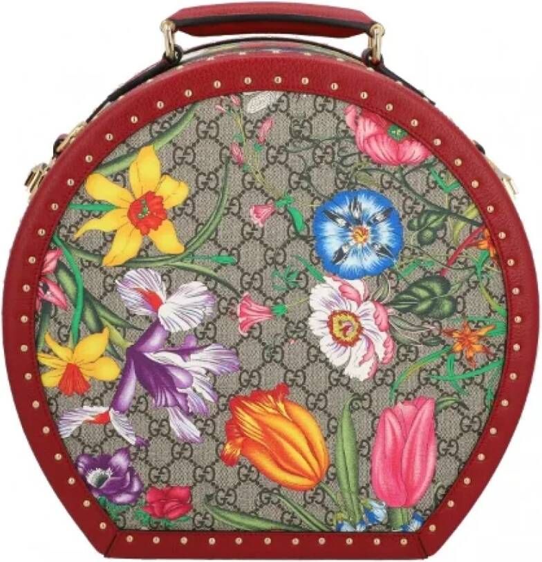 Gucci Vintage Pre-owned Canvas travel-bags Meerkleurig Dames