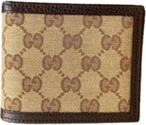 Gucci Vintage Pre-owned Canvas wallets Bruin Unisex