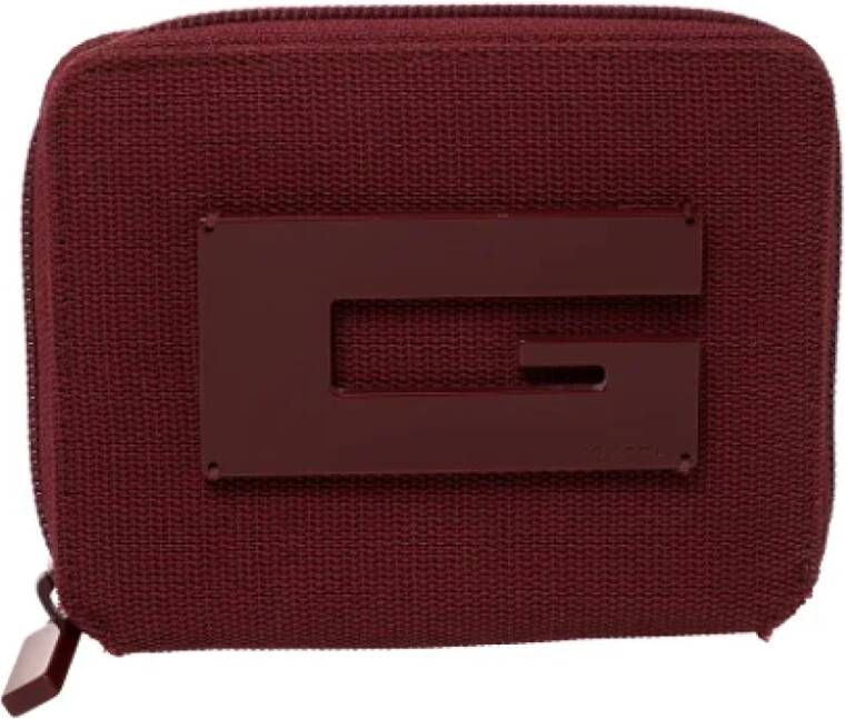 Gucci Vintage Pre-owned Canvas wallets Rood Dames