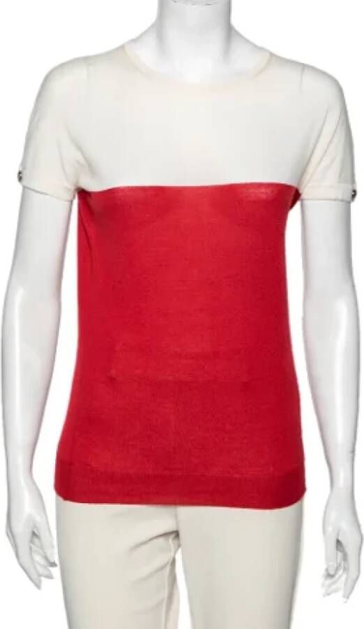 Gucci Vintage Pre-owned Cashmere tops Rood Dames