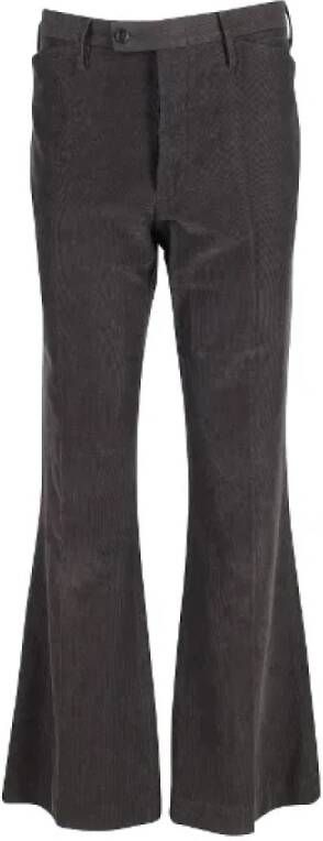 Gucci Vintage Pre-owned Cotton bottoms Brown Dames