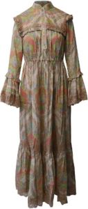 Gucci Vintage Pre-owned Cotton dresses Grijs Dames