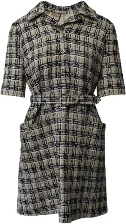 Gucci Vintage Pre-owned Cotton dresses Meerkleurig Dames