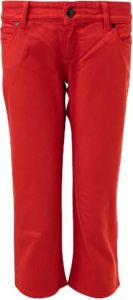 Gucci Vintage Pre-owned Cotton jeans Rood Dames