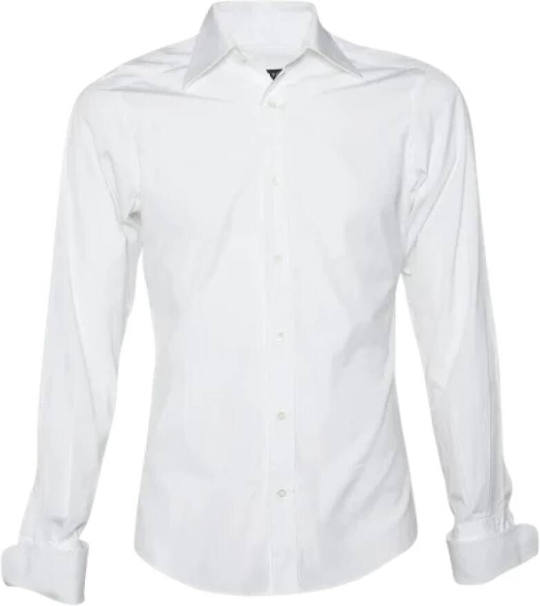 Gucci Vintage Pre-owned Cotton tops White Dames