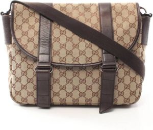 Gucci Vintage Pre-owned Cross Body Bags Beige Dames
