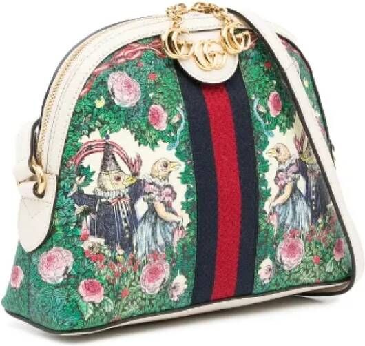 Gucci Vintage Pre-owned Fabric crossbody-bags Meerkleurig Dames