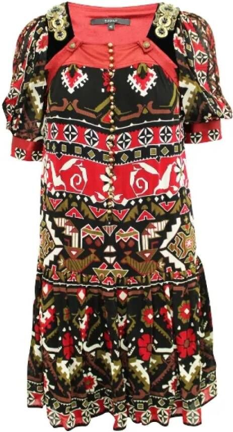 Gucci Vintage Pre-owned Fabric dresses Rood Dames