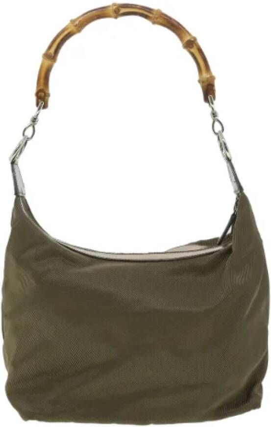Gucci Vintage Pre-owned Fabric gucci-bags Groen Dames