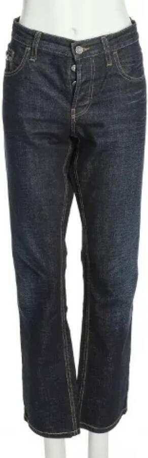 Gucci Vintage Pre-owned Fabric jeans Blauw Dames