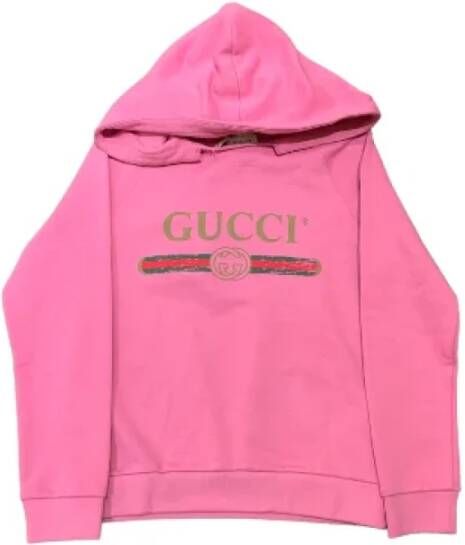 Gucci Vintage Pre-owned Fabric outerwear Roze Dames