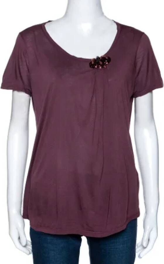 Gucci Vintage Pre-owned Fabric tops Rood Dames