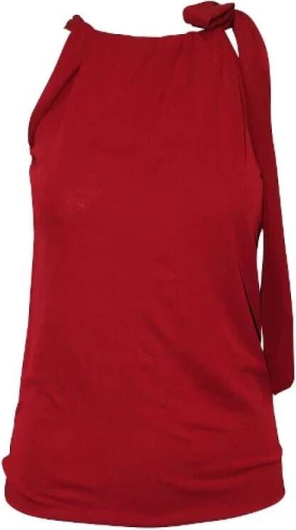 Gucci Vintage Pre-owned Fabric tops Rood Dames