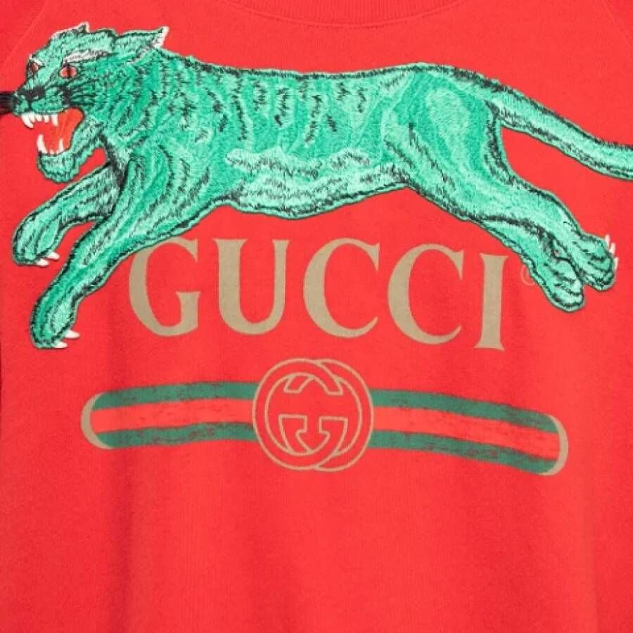 Gucci Vintage Pre-owned Fabric tops Rood Dames
