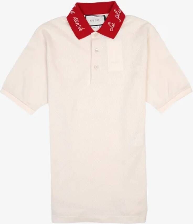 Gucci Vintage Pre-owned Fabric tops Rood Dames
