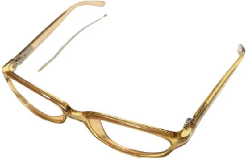 Gucci Vintage Pre-owned glasses Geel Dames