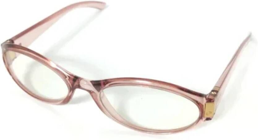 Gucci Vintage Pre-owned glasses Roze Dames