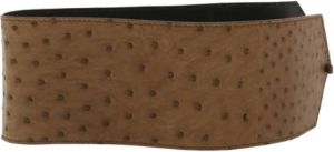 Gucci Vintage Pre-owned Leather belts Bruin Dames