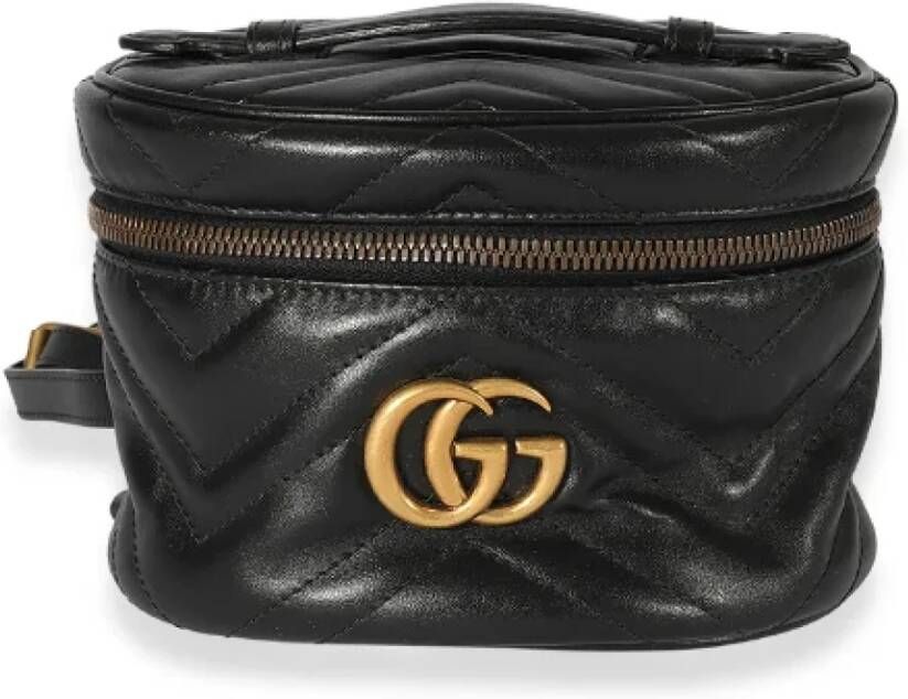 Gucci Vintage Pre-owned Leather clutches Grijs Dames