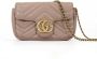 Gucci Vintage Pre-owned Leather crossbody-bags Roze Dames - Thumbnail 1