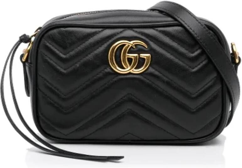 Gucci Vintage Pre-owned Leather gucci-bags Black Dames