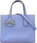 Gucci Vintage Pre-owned Leather gucci-bags Blauw Dames - Thumbnail 1