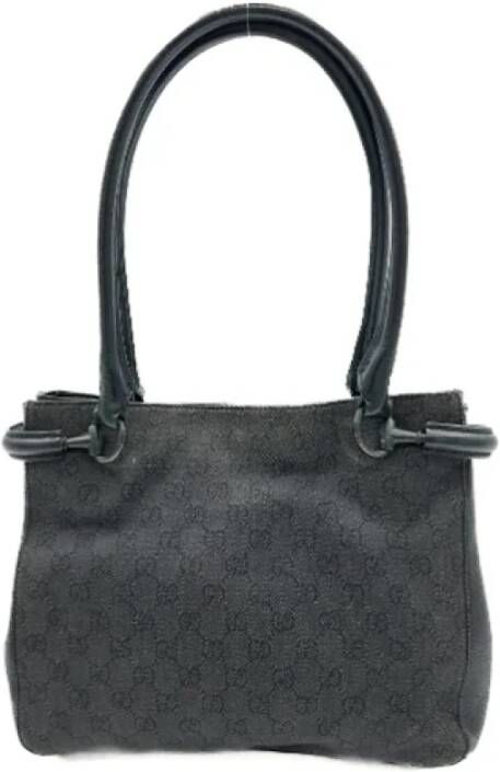 Gucci Vintage Pre-owned Leather gucci-bags Grijs Dames