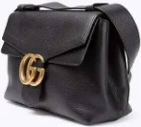 Gucci Vintage Pre-owned Leather gucci-bags Zwart Dames